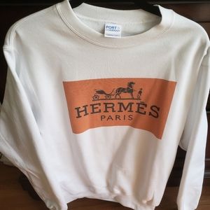 Hermes logo sweatshirt